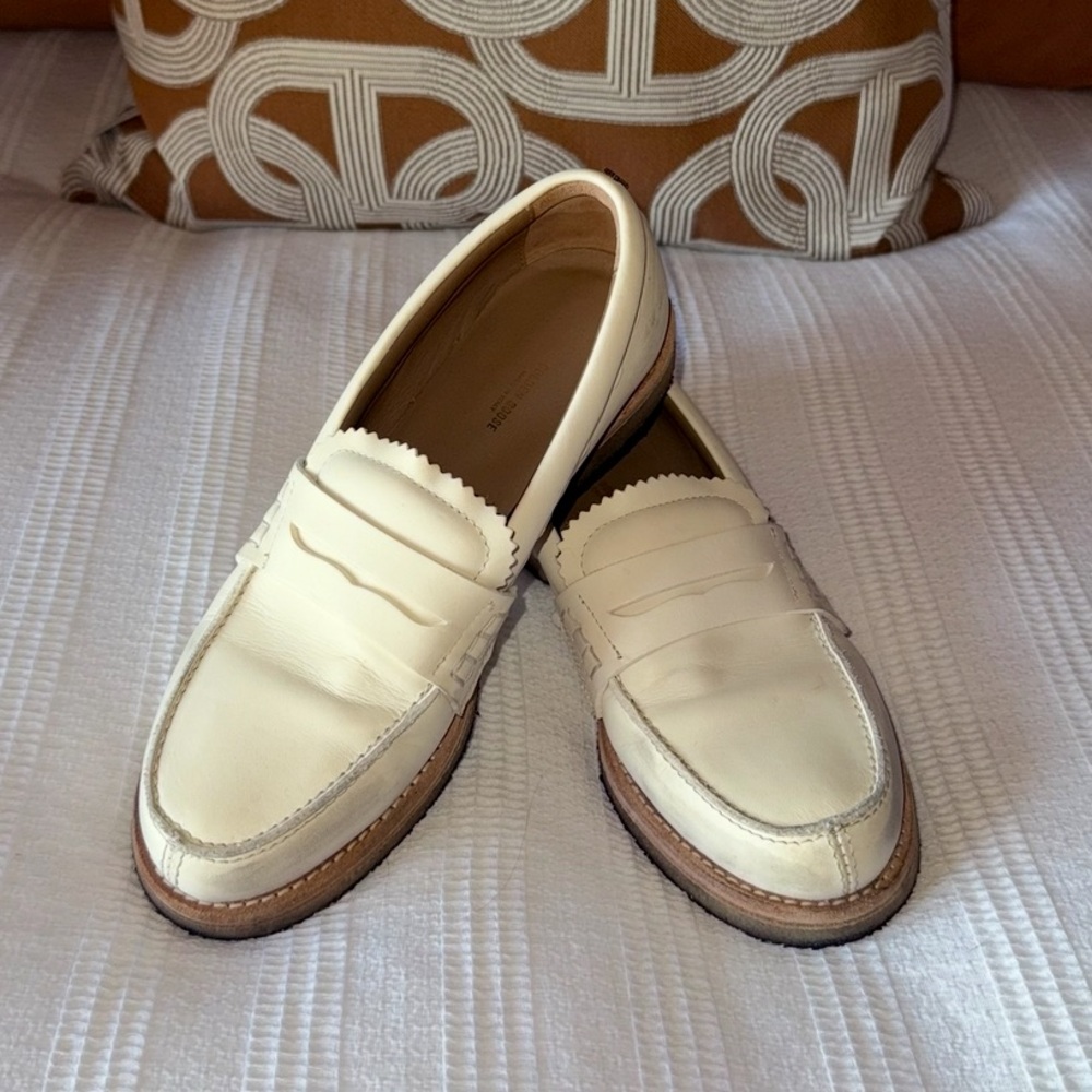 Golden Goose Cream Loafers